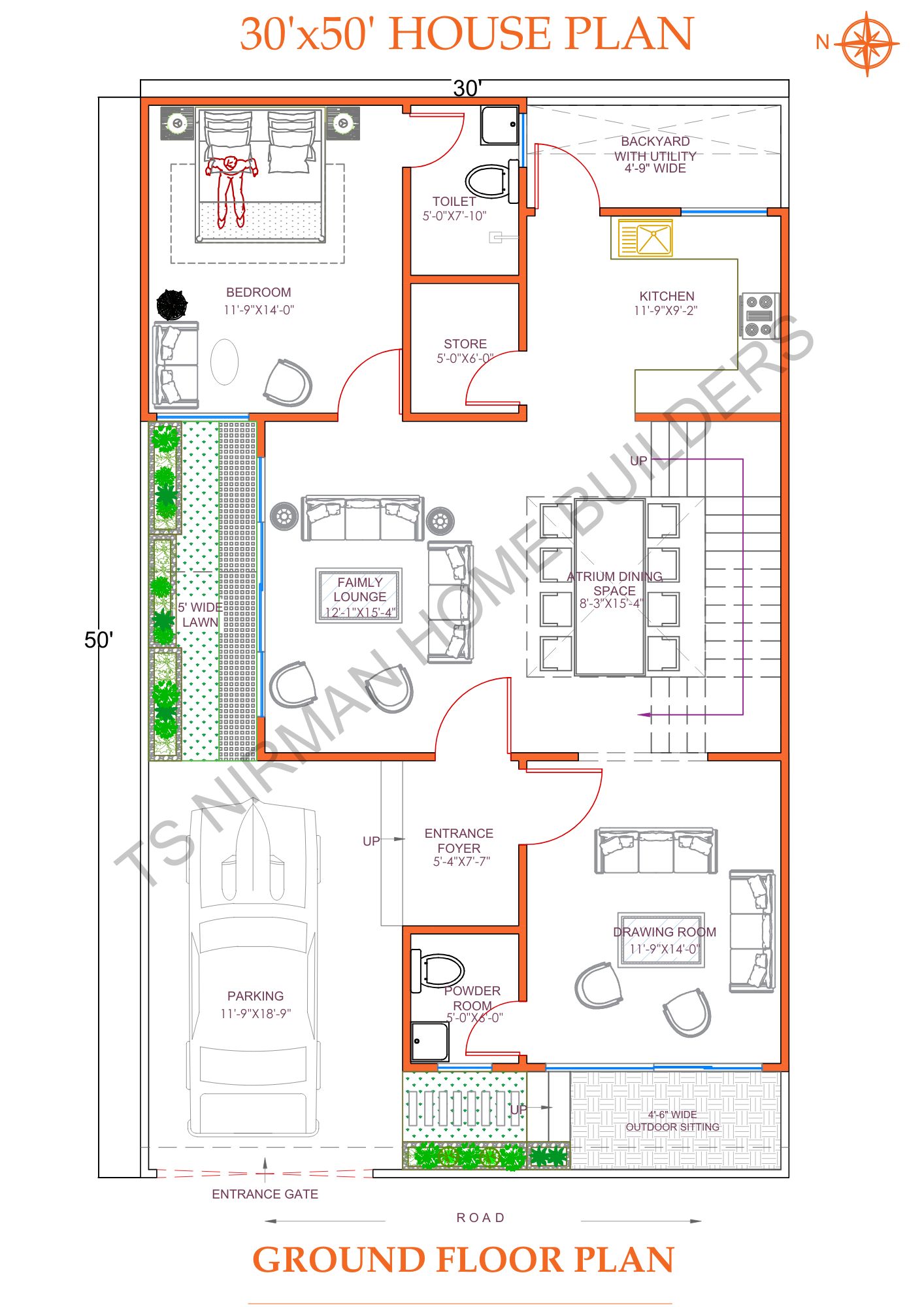 G+4 Residential Building 2